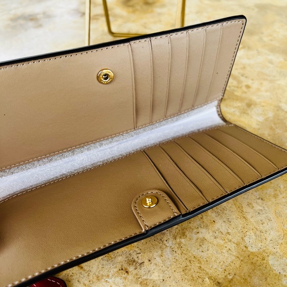 Coach Ladybug Floral Reversible Tote Handbag&wallet&wristlet NWT - Picture 11 of 12